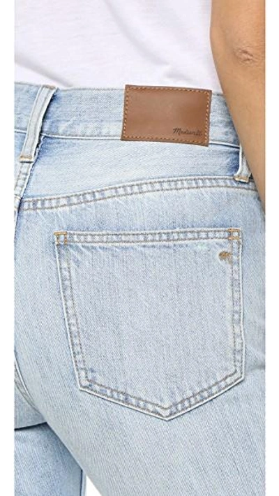 Shop Madewell Perfect Summer Jeans In Fitzgerald Wash