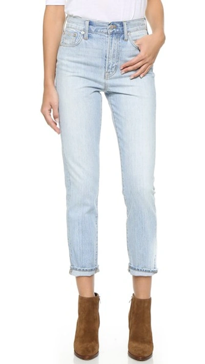 Madewell 'perfect Summer' High Rise Ankle Jeans (fitzgerald Wash)