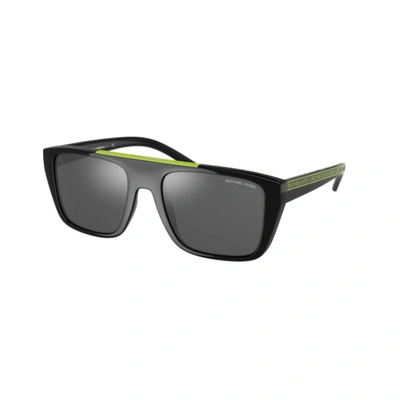 Shop Michael Kors Men's Byron 55mm Sunglasses In Black