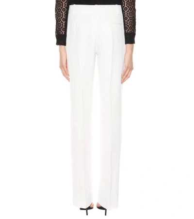 Shop Tom Ford Silk Trousers In White