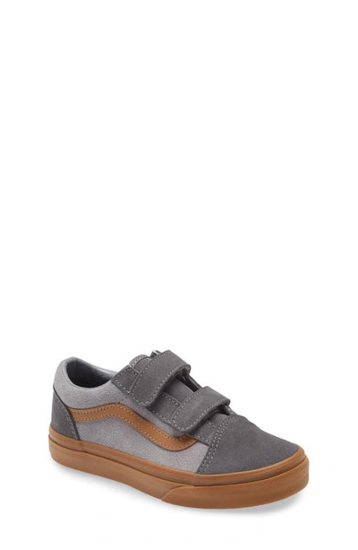Vans Kids' Old Skool Sneaker In Suede Gum Frost Gray/pewter | ModeSens