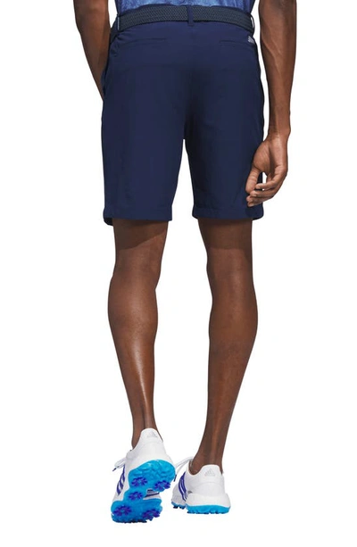 Shop Adidas Golf Ultimate365 Water Repellent Golf Shorts In Collegiate Navy