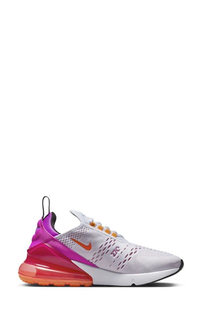 Shop Nike Air Max 270 Sneaker In White/ Crimson/ Fuchsia