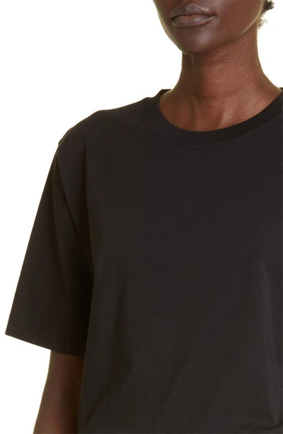 Shop Dries Van Noten Heydu Cotton T-shirt In Black 900