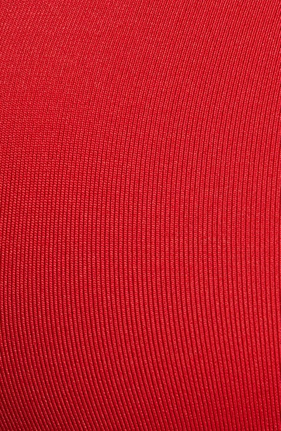 Hanro Touch Feeling Crop Top In Garnet Red