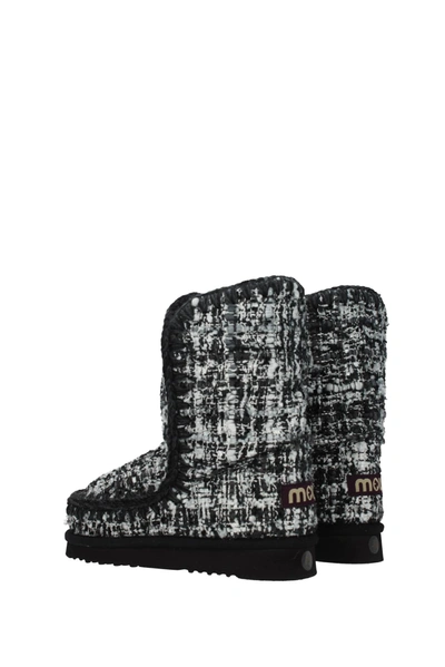 Shop Mou Ankle Boots Eskimo Fabric Multicolor