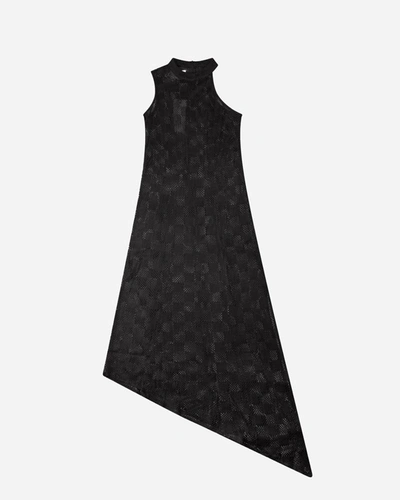 Shop (d)ivision Knit Long Dress In Black