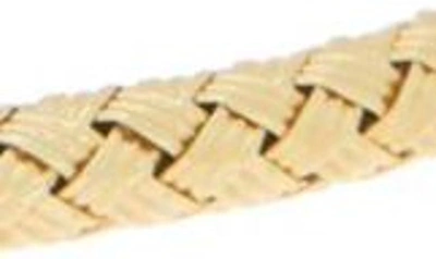 Meshmerise Diamond Bangle Bracelet In Yellow