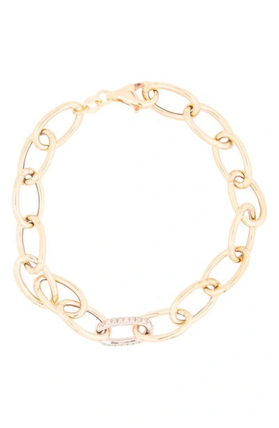 Meshmerise Diamond Accent Link Bracelet In Rose