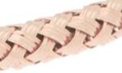 Shop Meshmerise Diamond Bangle Bracelet In Rose