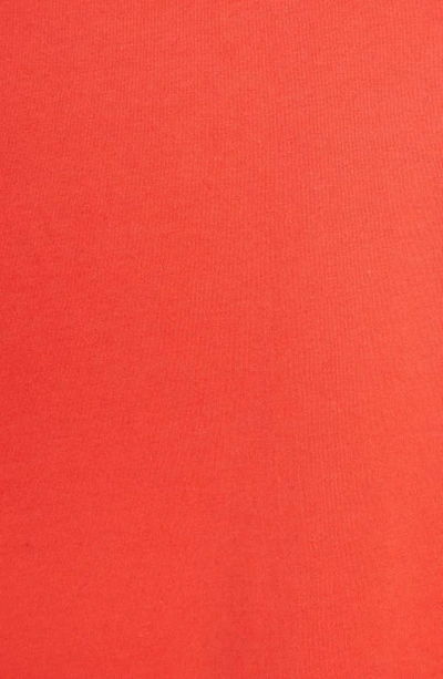 Shop Balmain Reflective Logo Embossed T-shirt In Mdm - Red/ White