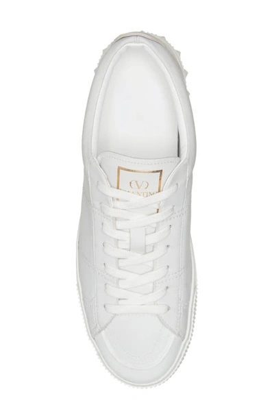 Shop Valentino Cityplanet Sneaker In 0bo-bianco/ Bianco