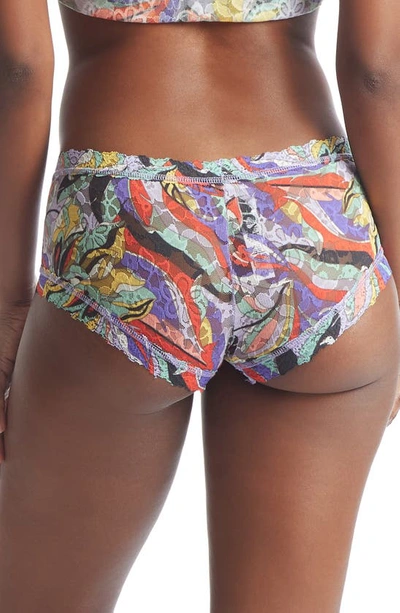 Shop Hanky Panky Daily Lace™ Print Boyshorts In Summer Solstice