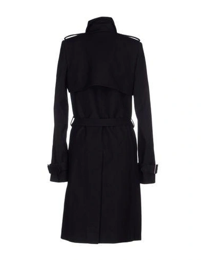 Shop Anthony Vaccarello Belted Coats In Black