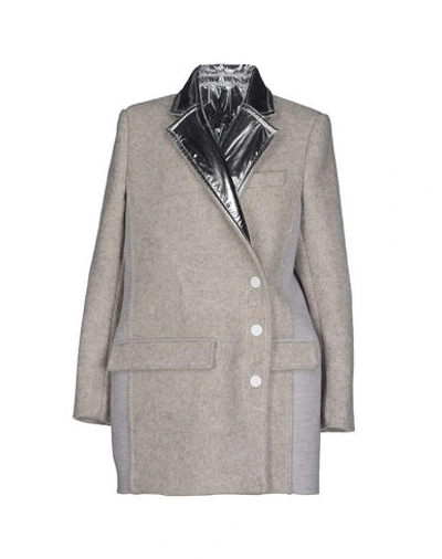 Paco Rabanne Coat In Light Grey