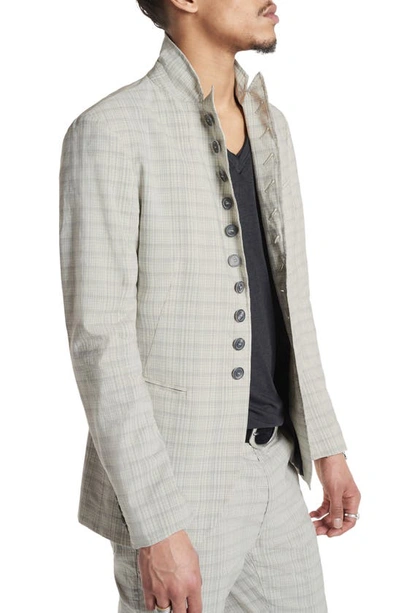 Shop John Varvatos Slim Fit Linen Blend Jacket In Ash