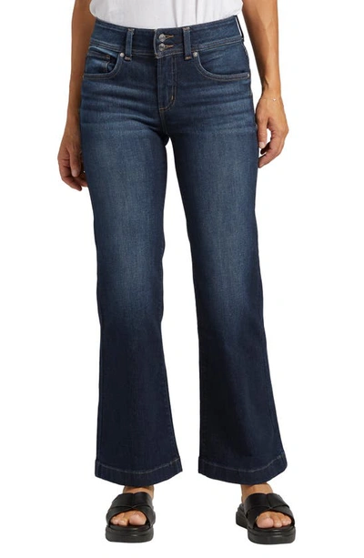 Shop Silver Jeans Co. Suki Mid Rise Trouser Jeans In Indigo