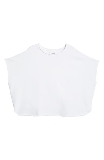 Frank & Eileen Capelet Sweatshirt In White
