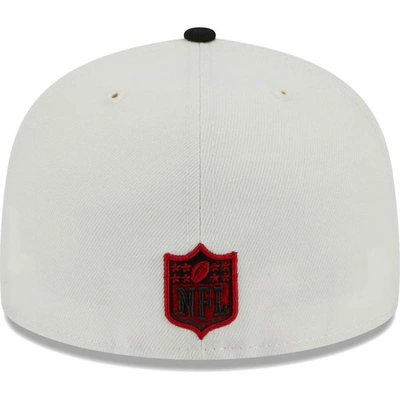 Men's New Era Cream Atlanta Falcons Retro 59FIFTY Fitted Hat