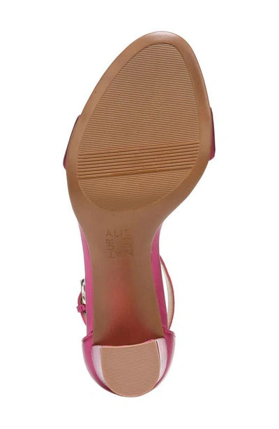Shop Naturalizer Vera Ankle Strap Sandal In Fuchsia Pink Leather