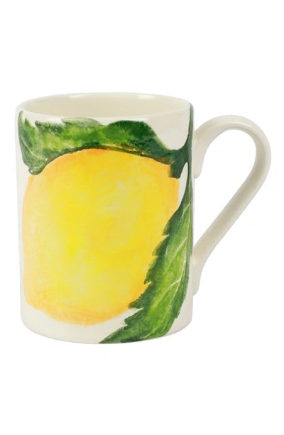 Shop Vietri Limoni Mug In Yellow