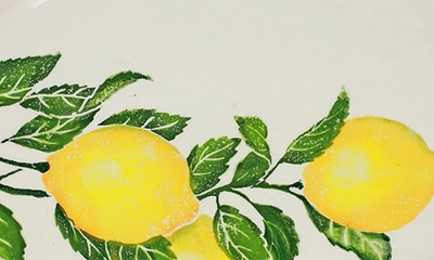 Vietri Limoni Medium Oval Platter In Yellow