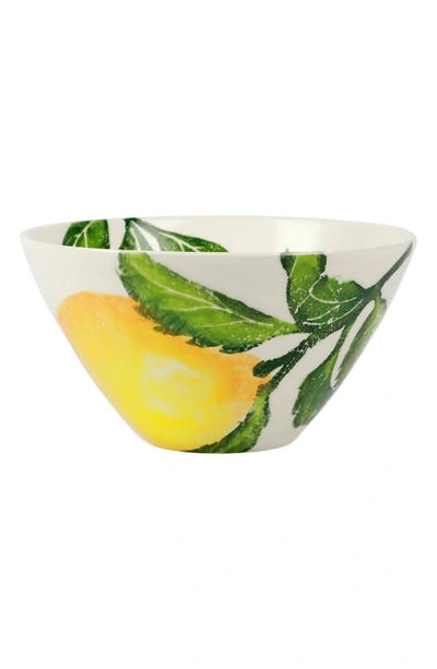 Shop Vietri Limoni Cereal Bowl In Yellow