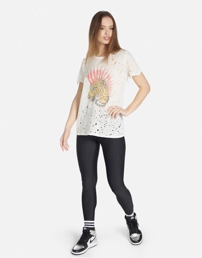 Lauren Moshi Bess Punk Leopard In Milk
