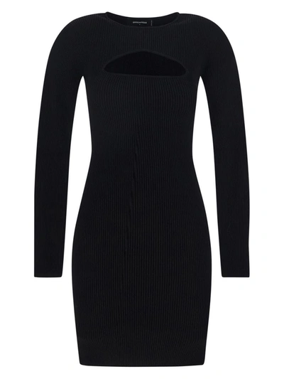 Shop Dsquared2 Cut-out Mini Dress In Black