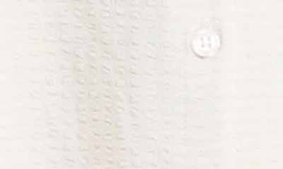 Shop Max Studio Grid Flutter Sleeve Blouse In Ivory