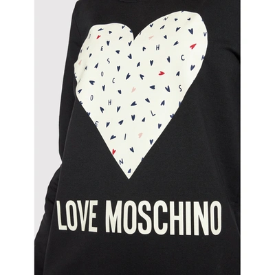 Shop Love Moschino Black Cotton Women's Dress