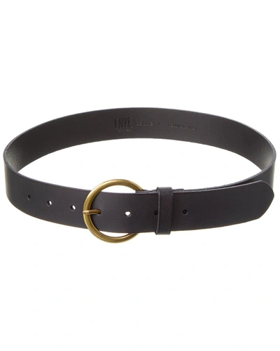 Shop Frye Standard Strap Leather Belt In Black