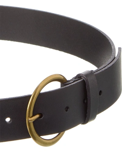 Shop Frye Standard Strap Leather Belt In Black