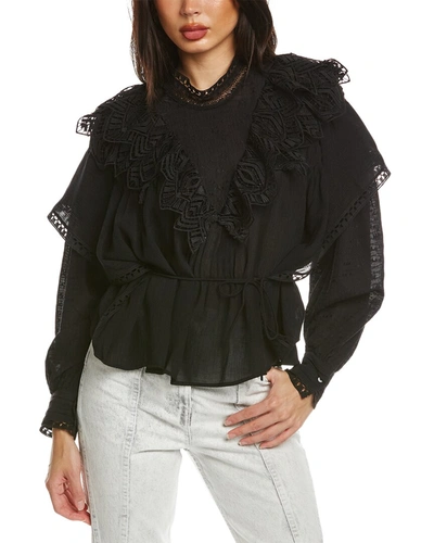 Shop Iro Dali Top In Black