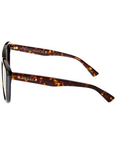 Shop Gucci Women's Gg1169s 54mm Sunglasses In Brown
