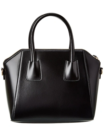 Shop Valentino By Mario Valentino Minimi Forever Leather Satchel In Black