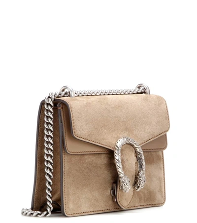 Shop Gucci Dionysus Mini Suede Shoulder Bag