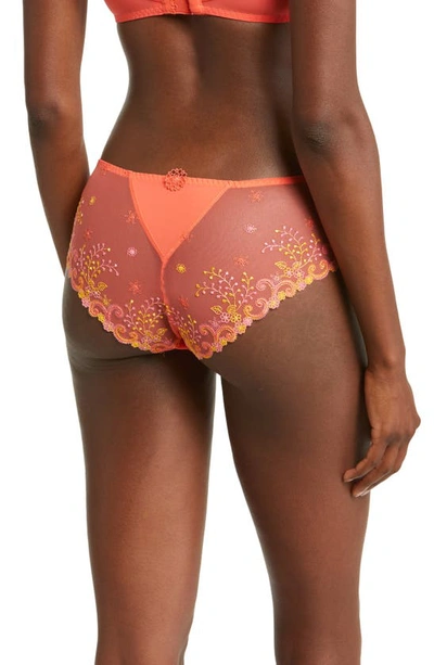 Shop Simone Perele 'delice' Boyshorts In Mango