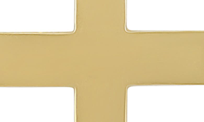 Shop Bony Levy 14k Gold Cross Pendant Necklace In 14k Yellow Gold