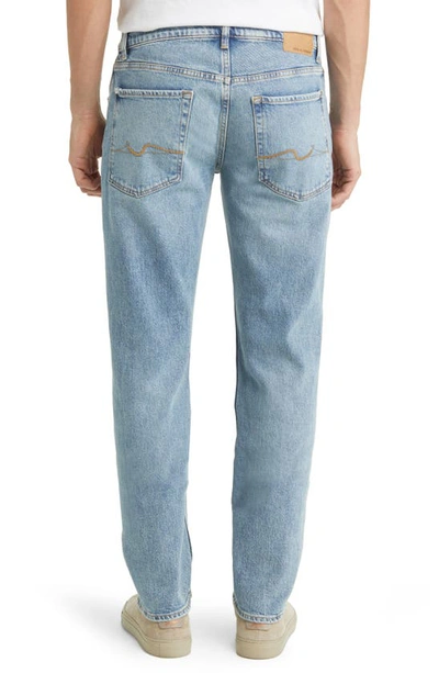 Shop 7 For All Mankind The Straight Leg Jeans In Water Fall