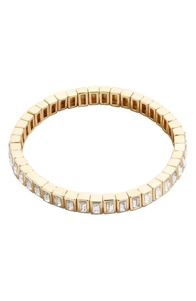 Shop Baublebar Paige Bracelet In Gold Clear