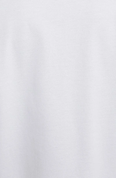 Versace Greca Short-sleeved Polo Shirt In Optical White