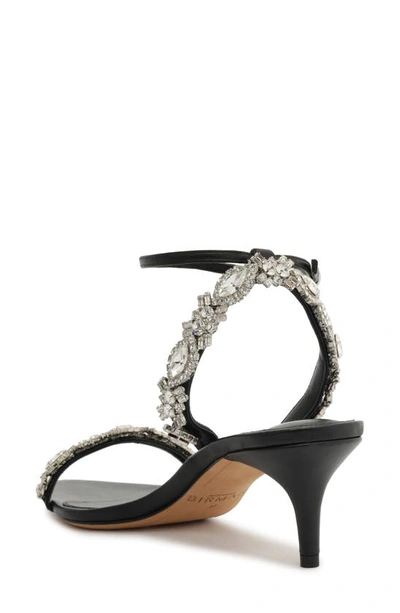 Shop Alexandre Birman Aurora Crystal Pointed Toe Sandal In Black