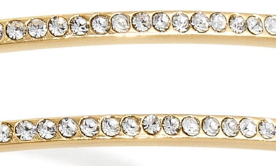 Baublebar Pave Double Cuff Bracelet In Clear