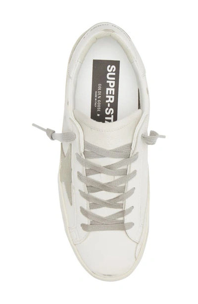 Shop Golden Goose Super-star Bio Based Sneaker In White/ Ice