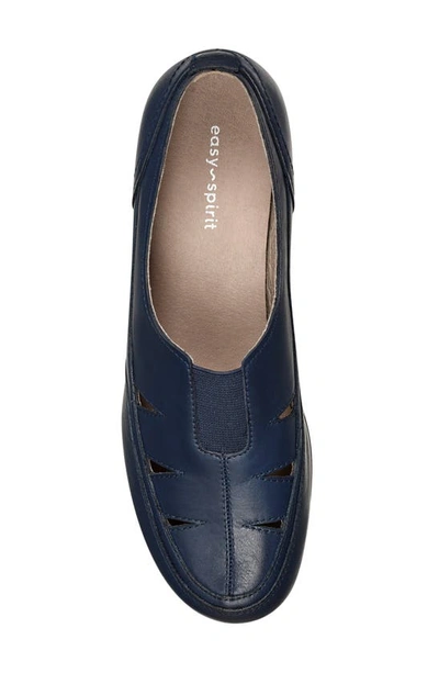 Easy Spirit Daisie Flat In Dark Blue
