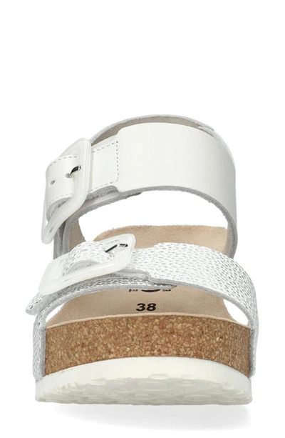 Shop Mephisto Lissia Wedge Sandal In White