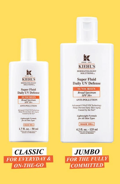 Kiehl's Since 1851 Super Fluid Daily Uv Defense Broad Spectrum Spf 50+ Face Sunscreen