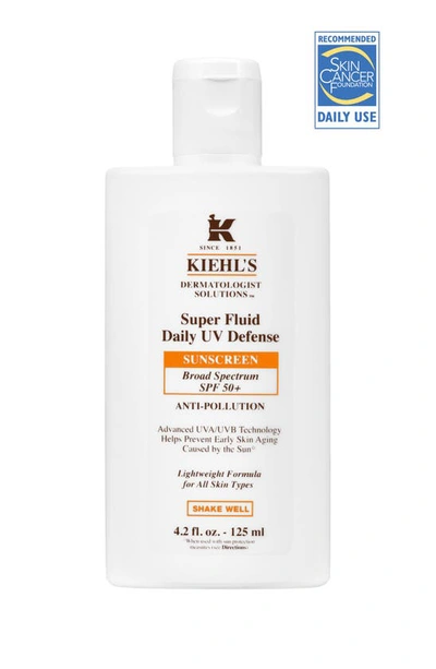Shop Kiehl's Since 1851 Super Fluid Daily Uv Defense Broad Spectrum Spf 50+ Face Sunscreen, 4.2 oz