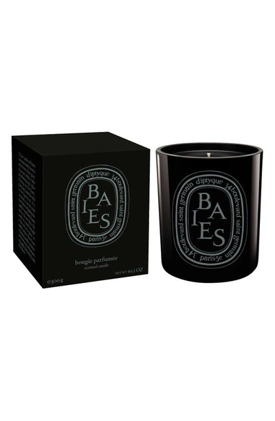 Shop Diptyque Baies (berries) Large Scented Candle, 51.3 oz In Black Vessel